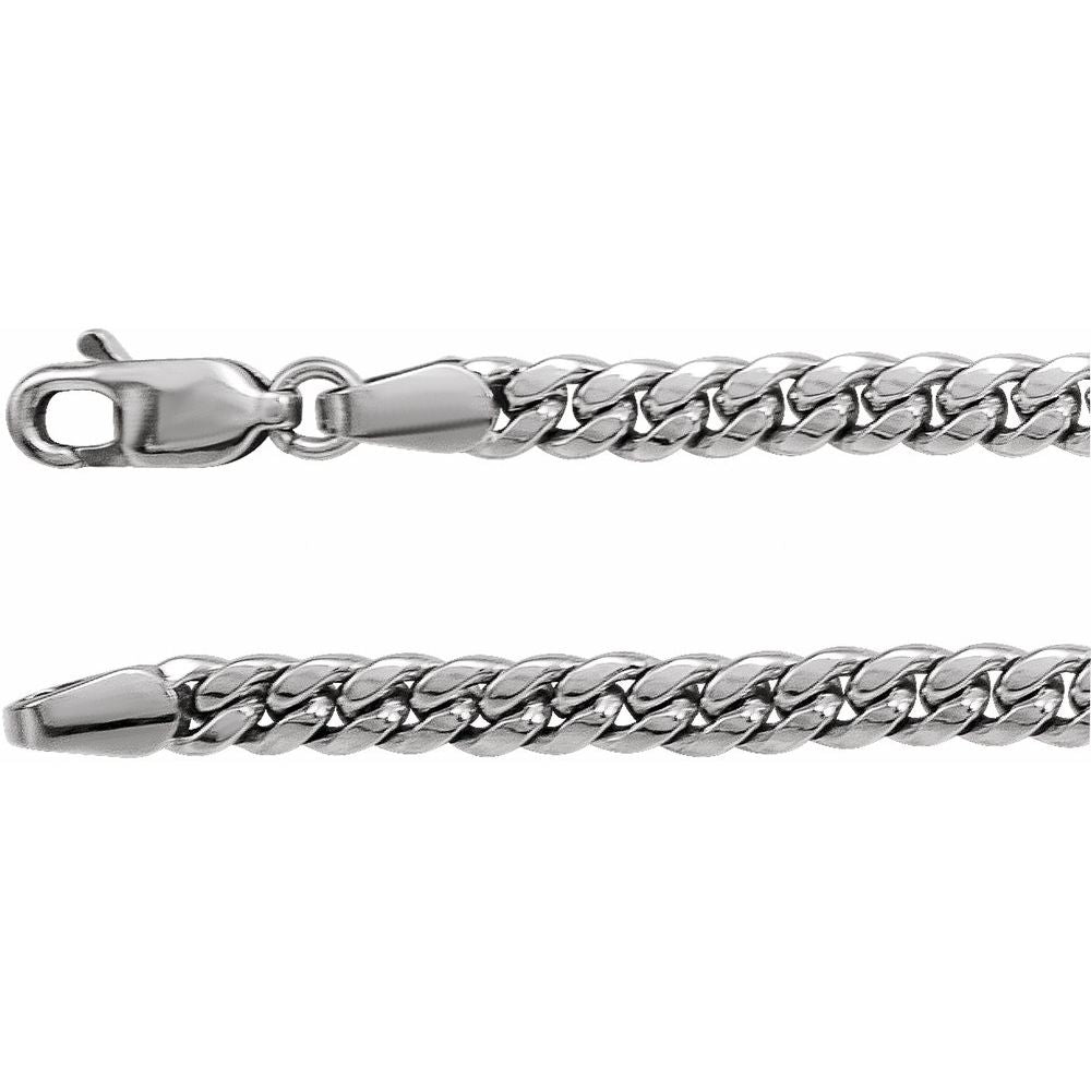 Cuban Link Chain 5mm (Sterling Silver)