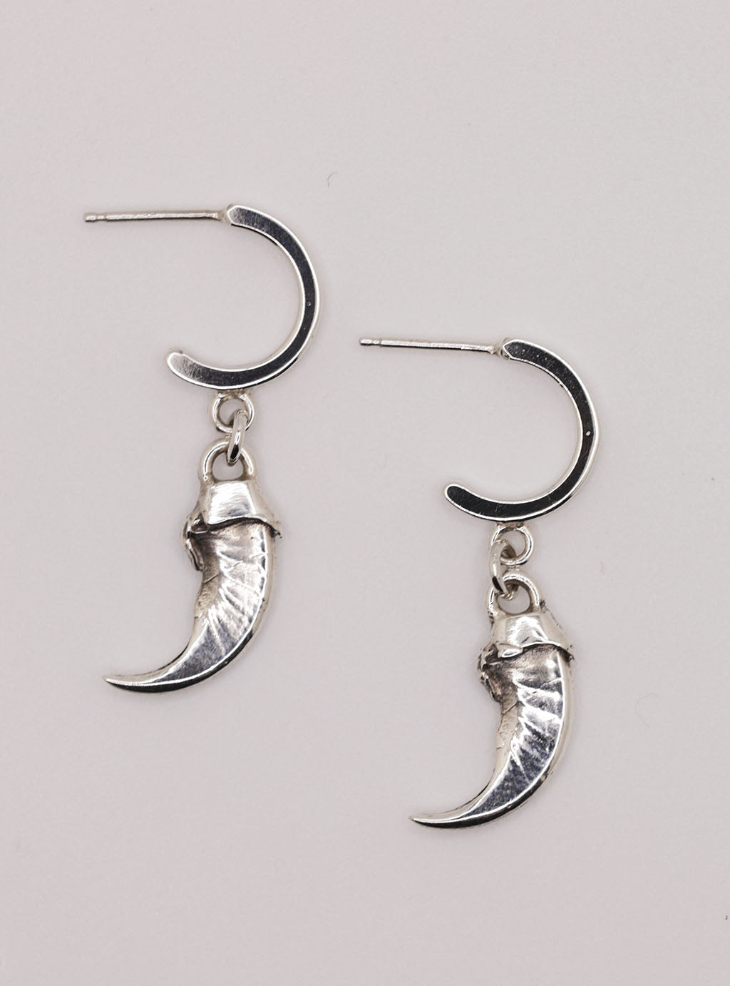 Claw Earrings Pair (Sterling)