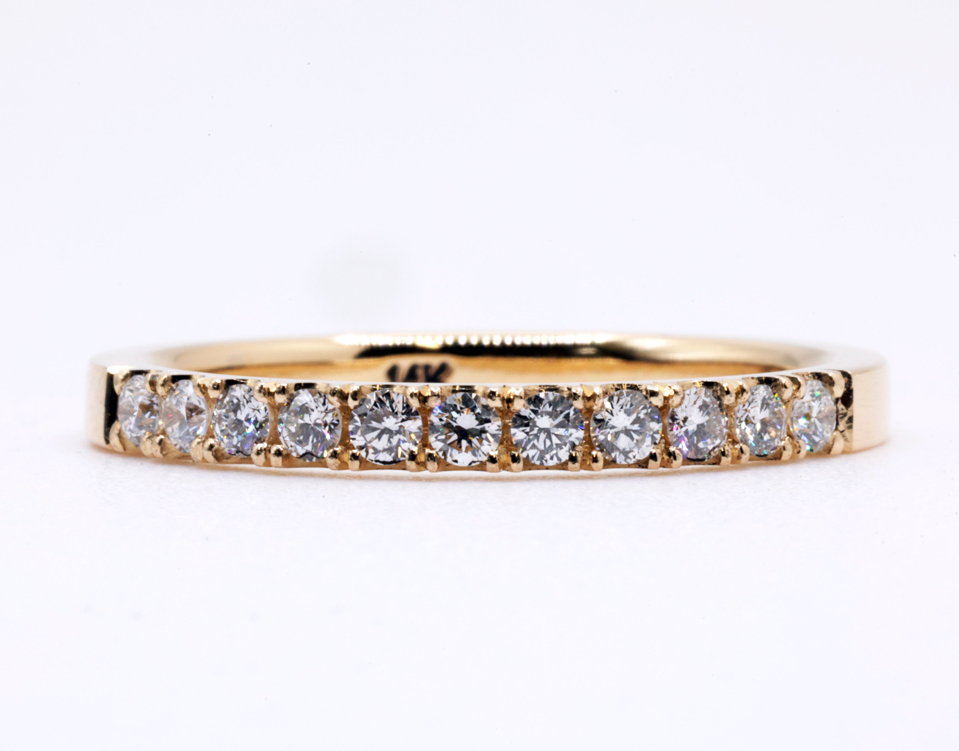 Half-Eternity (14K Yellow Gold - Lab Grown Diamonds)