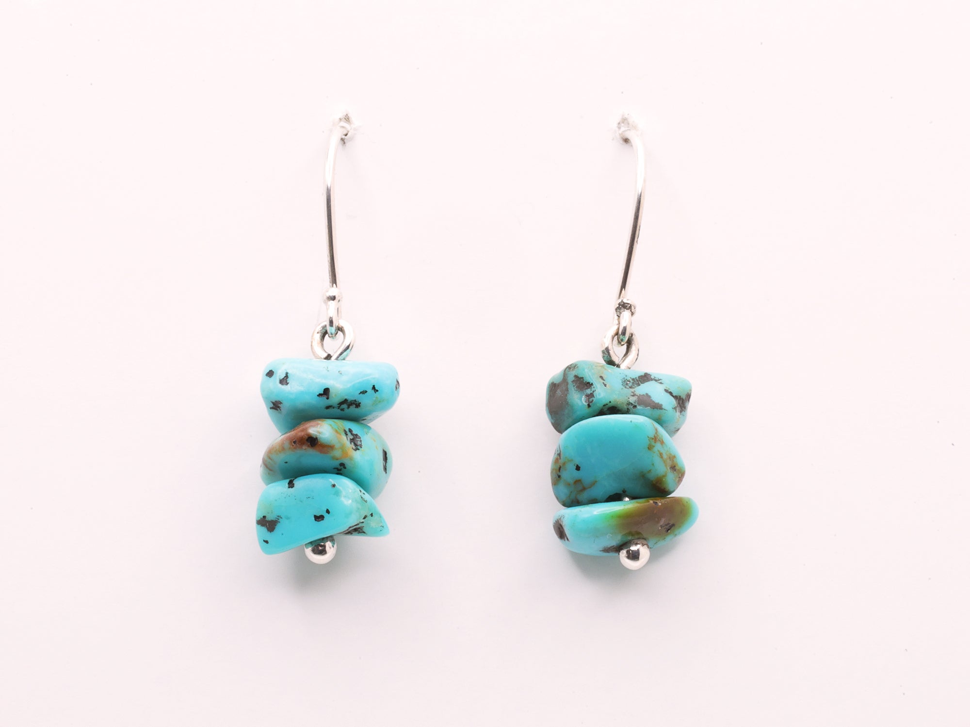 Kingman Turquoise Nugget Earrings