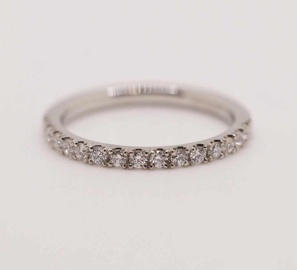 Half-Eternity Ring Lab-Grown Diamonds (Platinum)