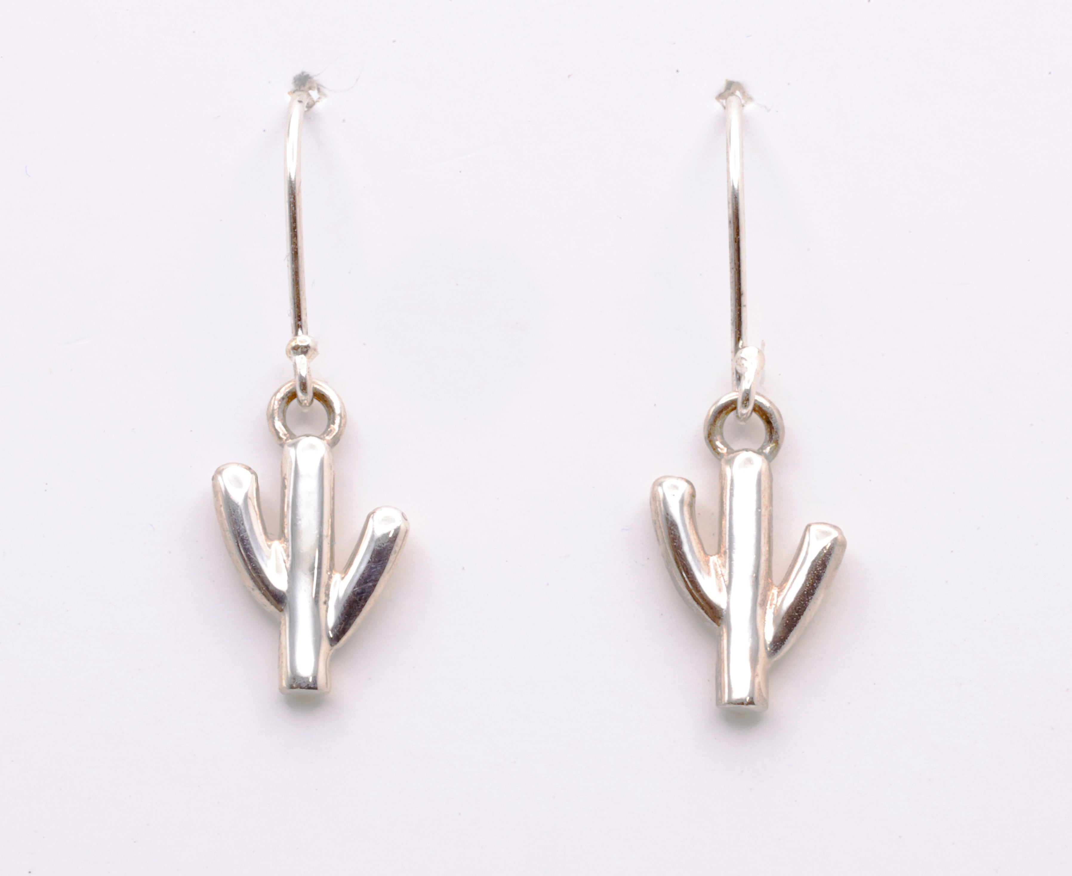 Saguaro Earrings (Sterling)