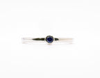 Mini Bezel Stacking Ring - (Sterling Silver)